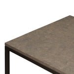 Contemporary Cuper Studios Cocktail Table with Cenia Gray Stone Top