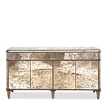 Currey and Company Antiqued Mirror Credenza