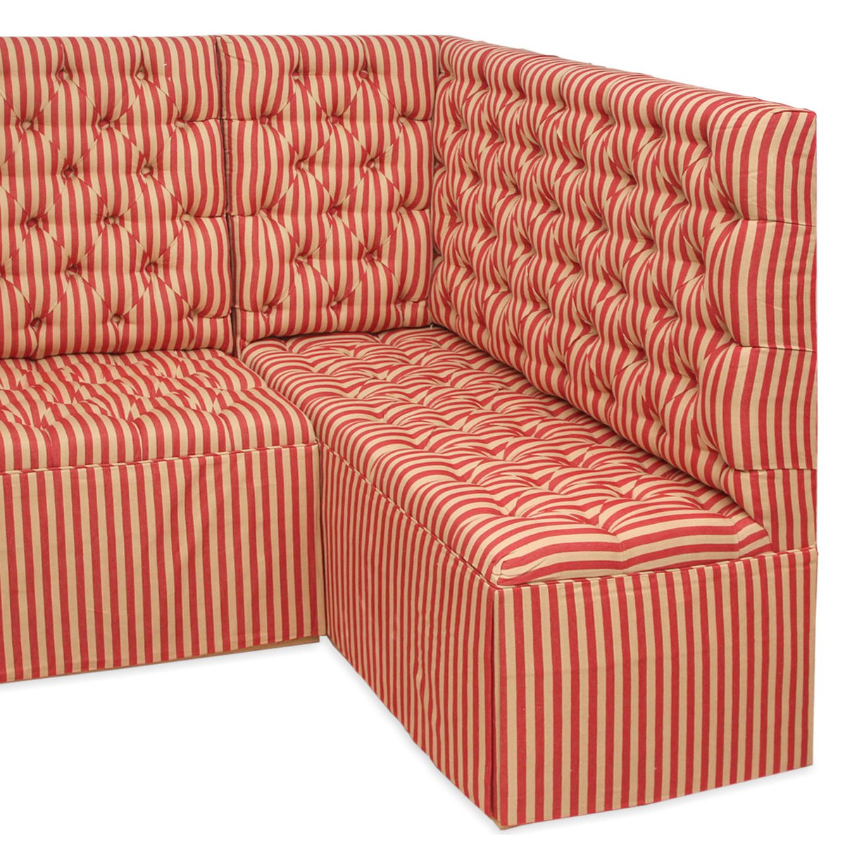 Custom 2pc Tufted Banquette