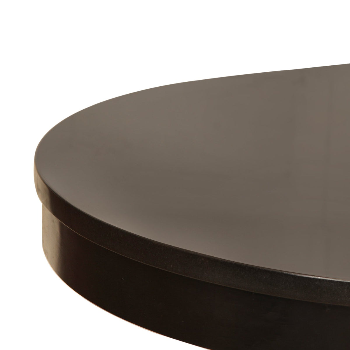 Custom Bruno Paul Style Dining Table with Heavy Granite Top