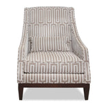 Custom Wingback Chair with Marinetti Velvet Upholstery