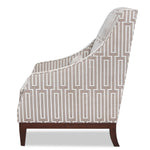Custom Wingback Chair with Marinetti Velvet Upholstery