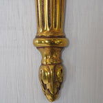 Luminaire d'Art French Empire Louis XVI Style Double Arm Cast Brass Sconces, Pair of