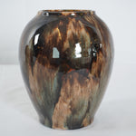 Vintage Pinsel McCoy Kunstkeramik Braun Onyx Art Pottery Vase Collection (Medium), Set of 4