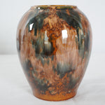 Vintage Pinsel McCoy Kunstkeramik Braun Onyx Art Pottery Vase Collection (Medium), Set of 4