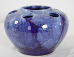 Vintage McCoy Drip Glaze Cobalt Blue Onyx Art Pottery Collection, Set of 4