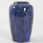 Vintage McCoy Drip Glaze Cobalt Blue Onyx Art Pottery Collection, Set of 4