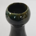 Vintage McCoy Drip Glaze Black Onyx Art Pottery Collection, Set of 4