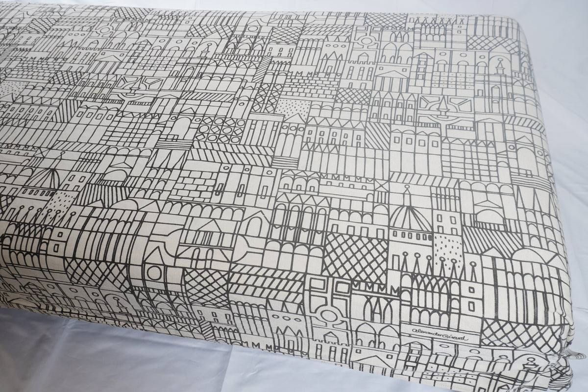 Vitra Suita Bench Ottoman by Antonio Citterio with Alexander Girard Slipcover Included