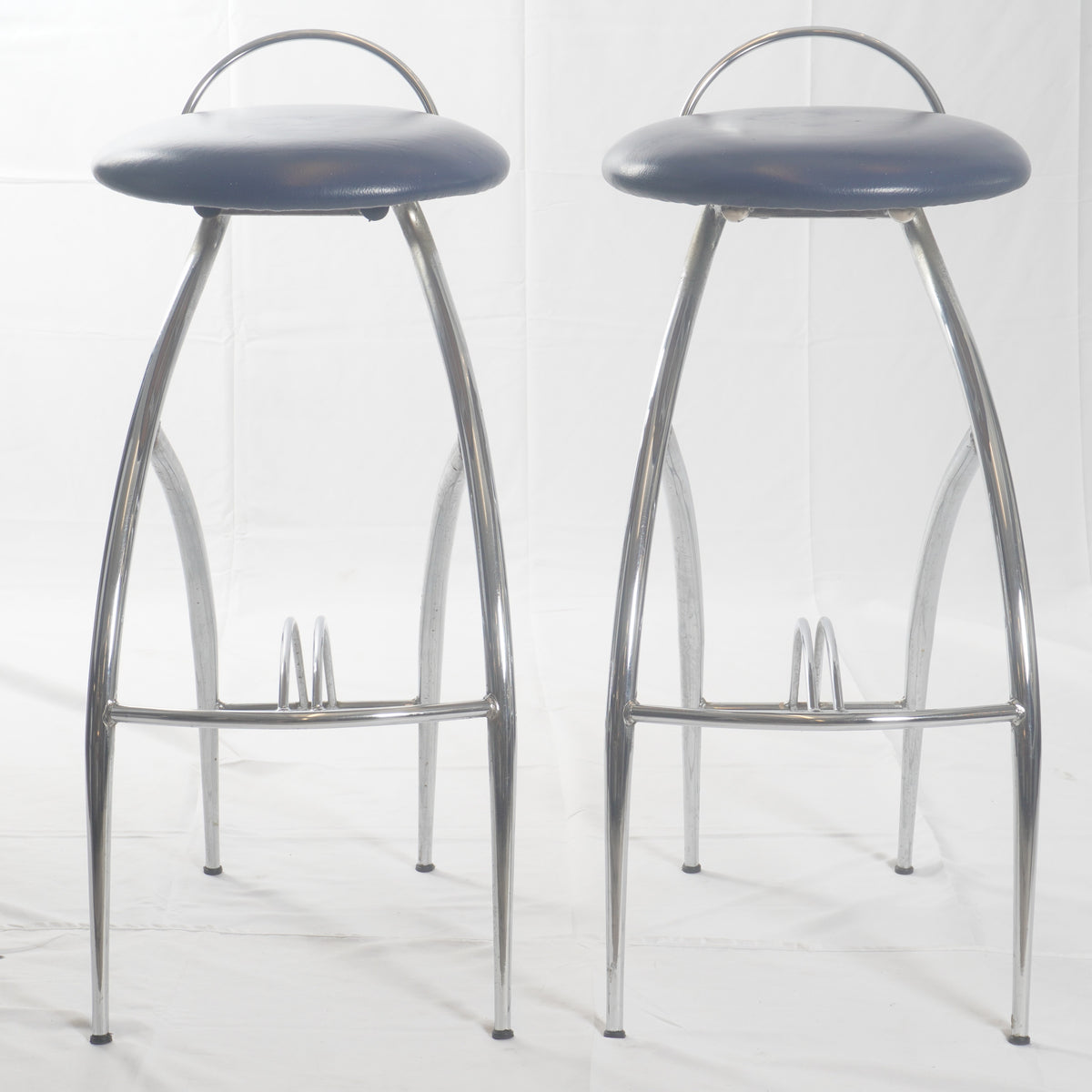 Vintage Italian Barstools, Pair of