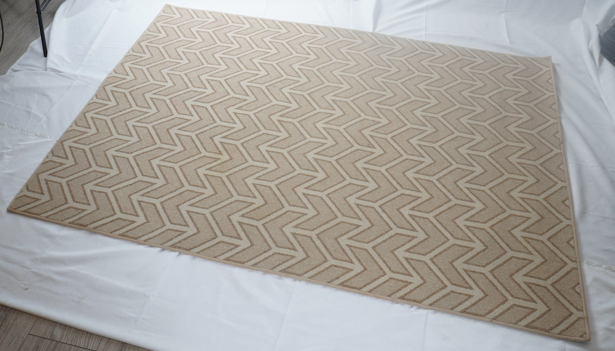 David Hicks Chevron Mirage Pattern Wool Floor Carpet