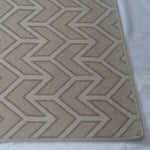 David Hicks Chevron Mirage Pattern Wool Floor Carpet