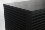 Modern Wood Slat Media Console