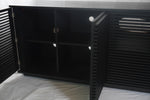 Modern Wood Slat Media Console