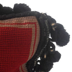 Vintage Thierry Poncelet Military Jack Russell Belgian Throw Pillow & Handmade Wool Needlepoint Scottish Terrier Accent Pillows, Set of 2