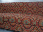 Jonas NY Upholsterer Monte Carlo Sofa with Bursa Suzani Fabric & Custom Pillows