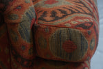 Jonas NY Upholsterer Monte Carlo Sofa with Bursa Suzani Fabric & Custom Pillows