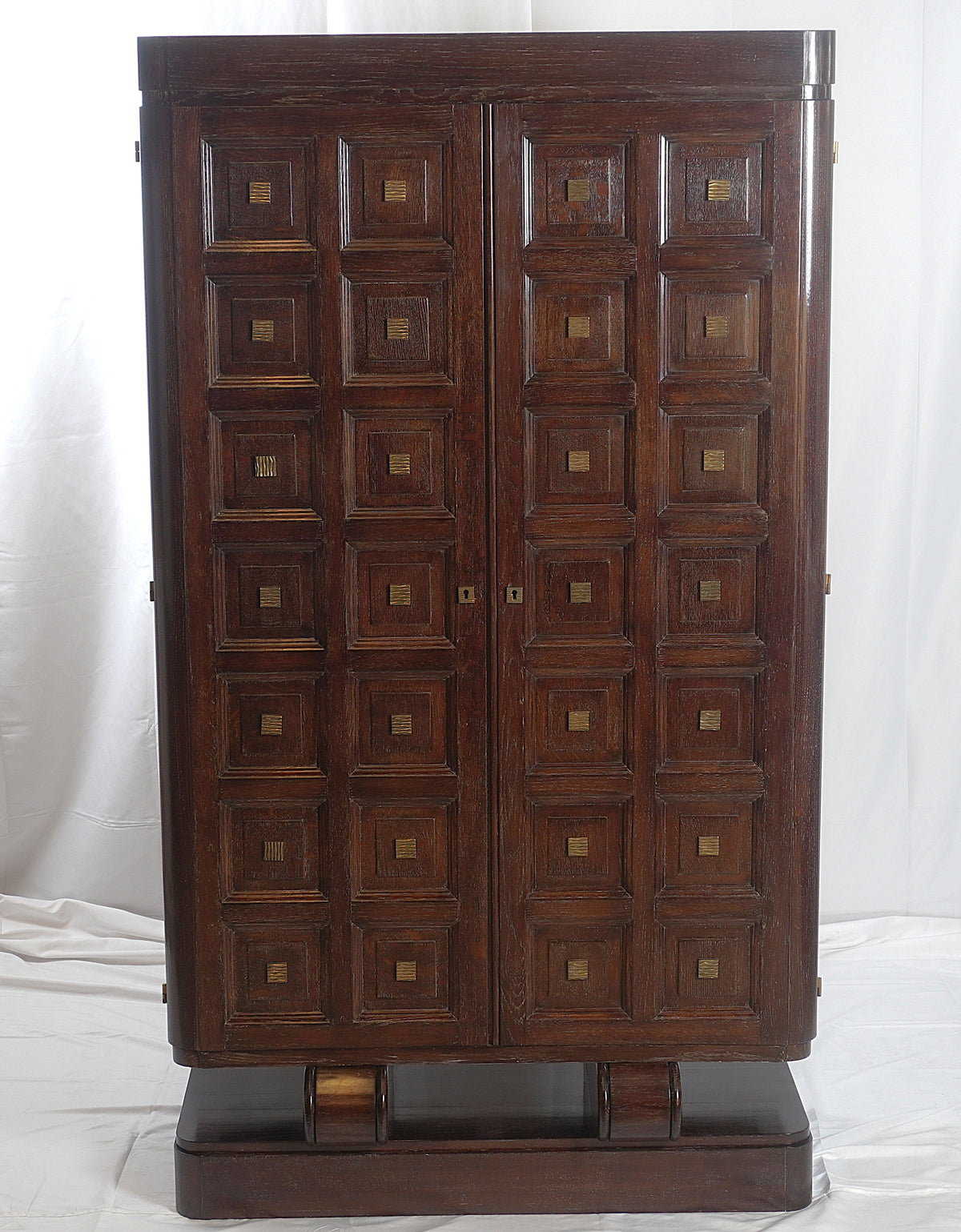 Vintage French Guillerme & Chambron Armoire