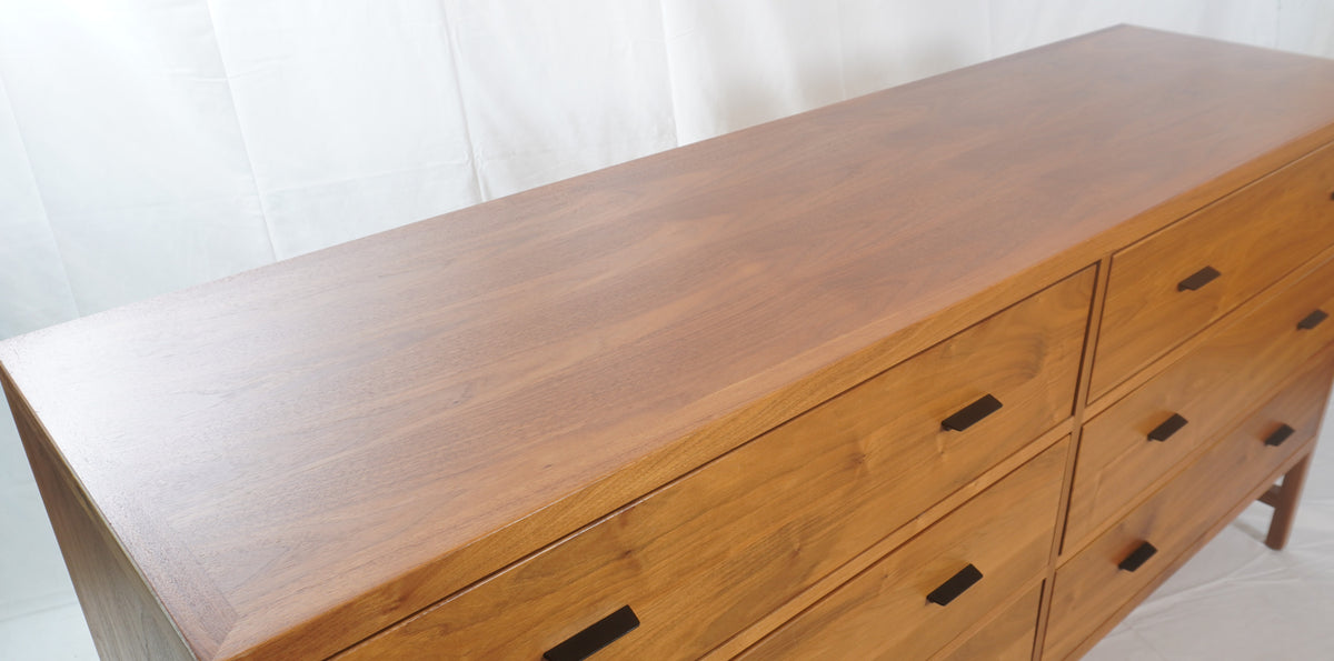 Room and Board Berkeley Six Drawer Walnut Dresser