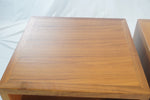 Room and Board Berkeley 1 Drawer Walnut Nighstands, Pair of