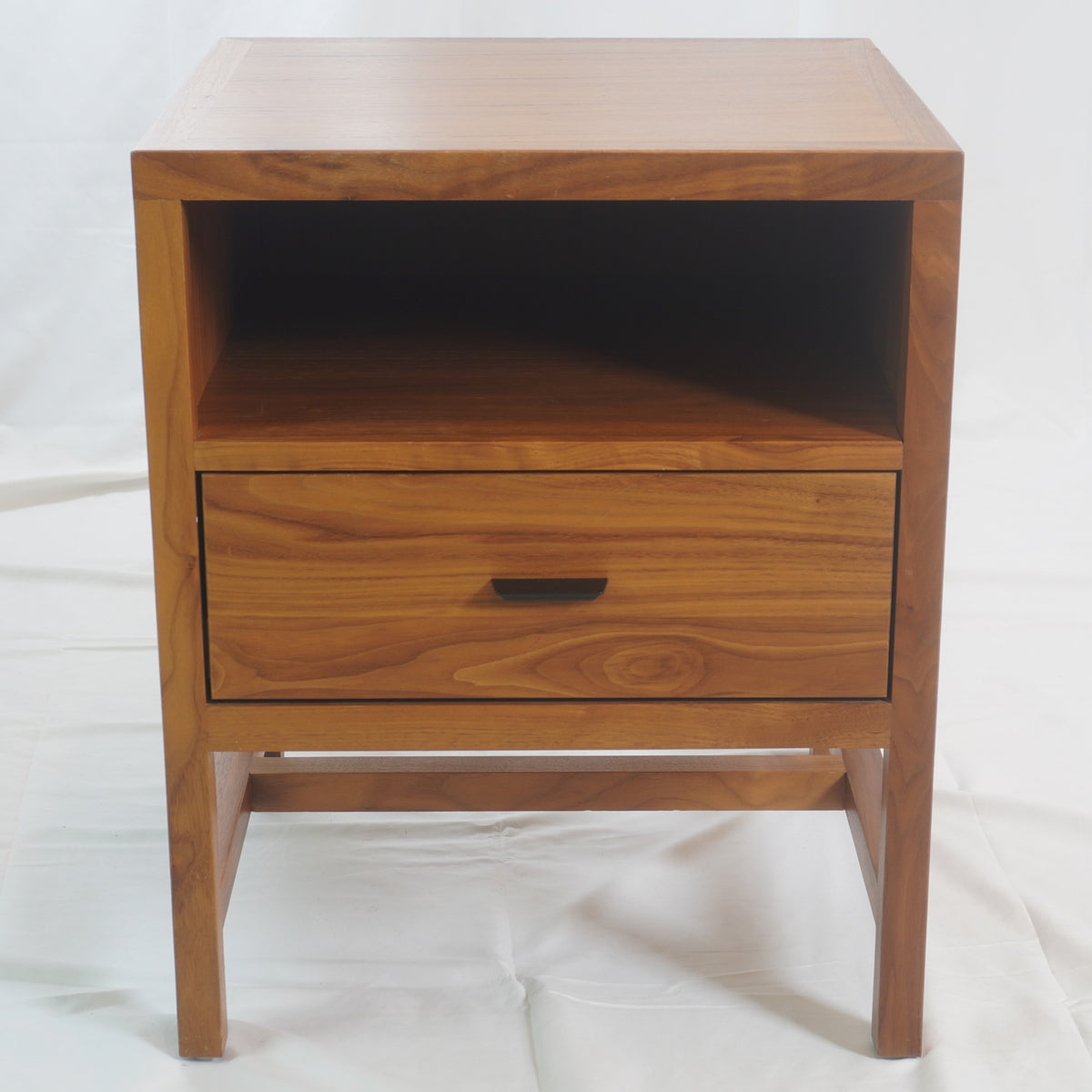 Room and Board Berkeley 1 Drawer Walnut Nighstands, Pair of
