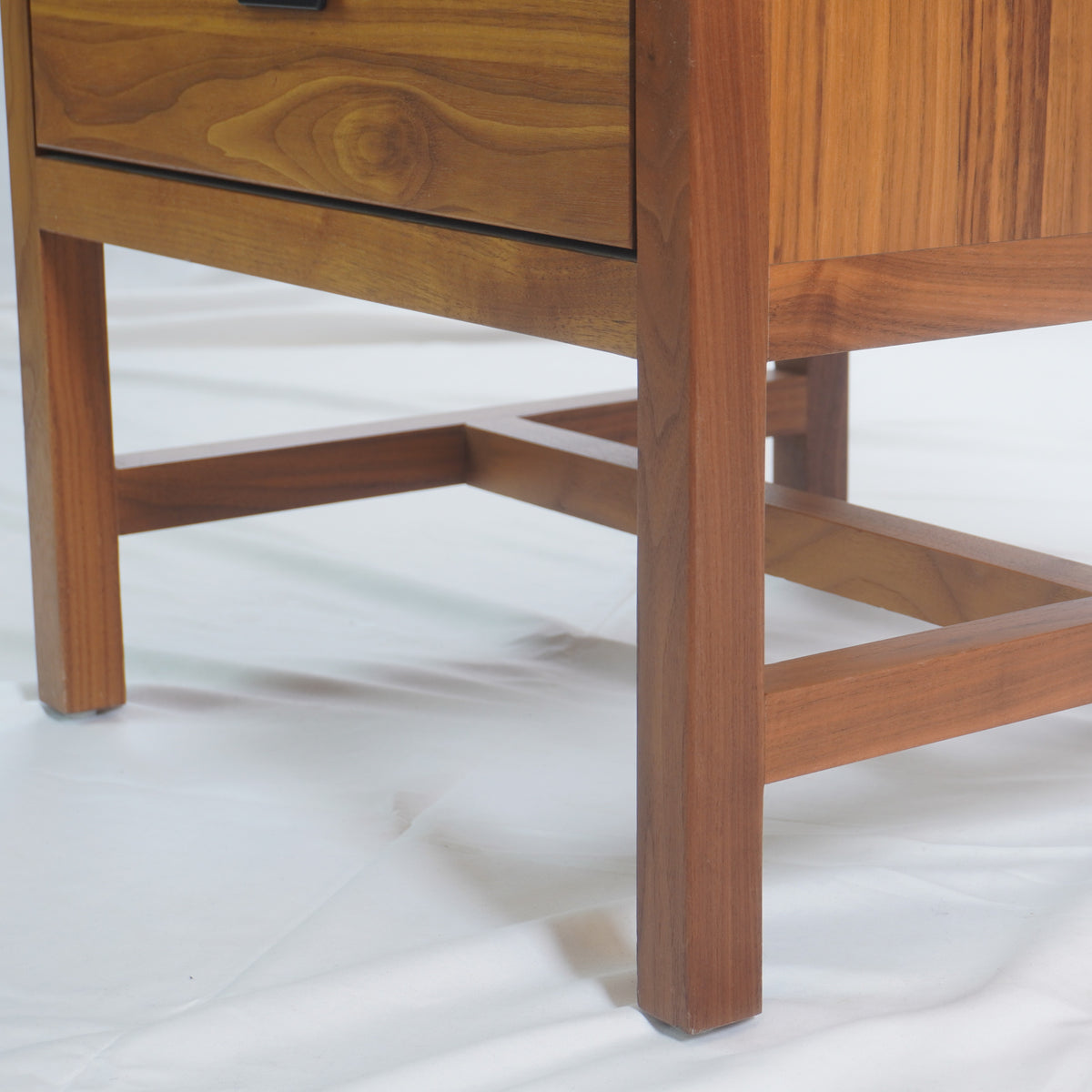 Room and Board Berkeley 1 Drawer Walnut Nighstands, Pair of