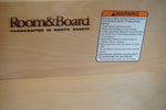 Room and Board Berkeley 1 Drawer Walnut Nighstands, Pair of
