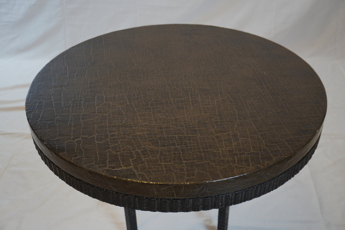 Gregorius Pineo Triola Hand-forged Iron Base Table