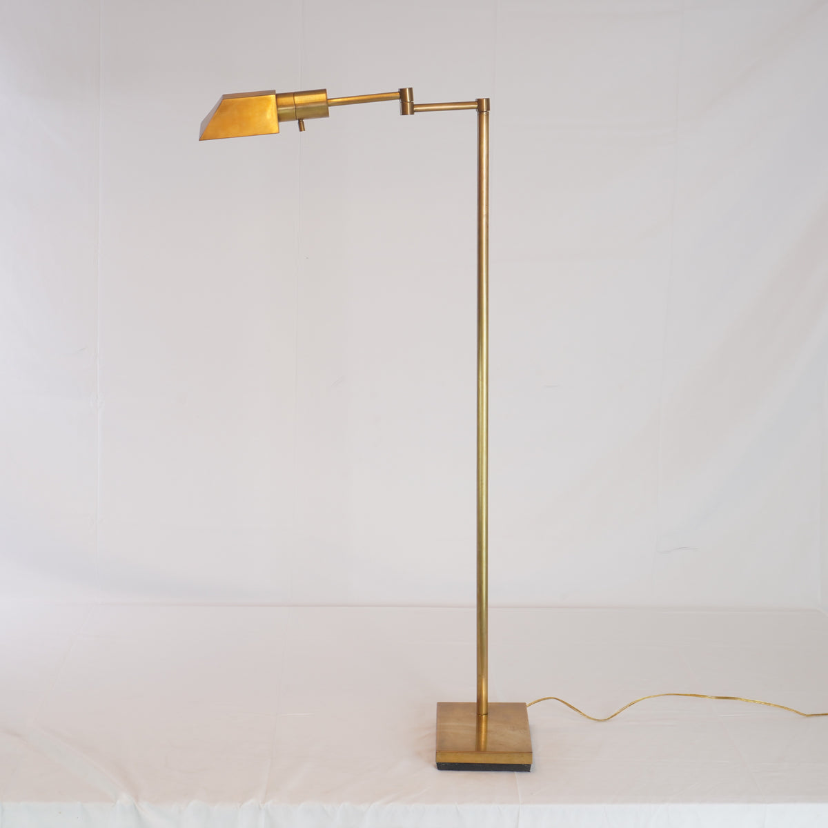 Visual Comfort Studio Swing Arm Floor Lamps, Pair of