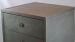 Modern Metal Zinc Wrapped 6 Drawer Dresser