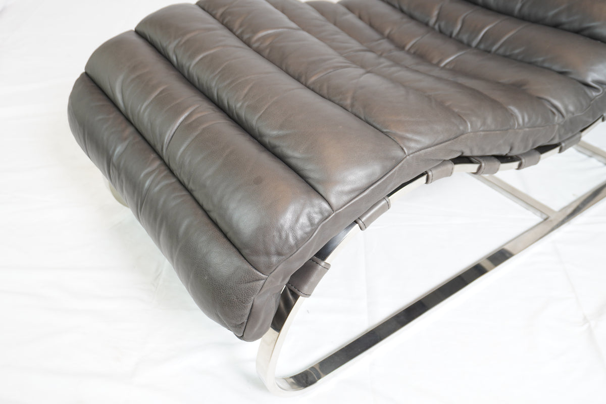 Timothy Oulton Oviedo Leather Chaise Lounge from Restoration Hardware