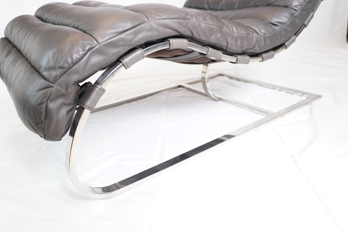 Timothy Oulton Oviedo Leather Chaise Lounge from Restoration Hardware