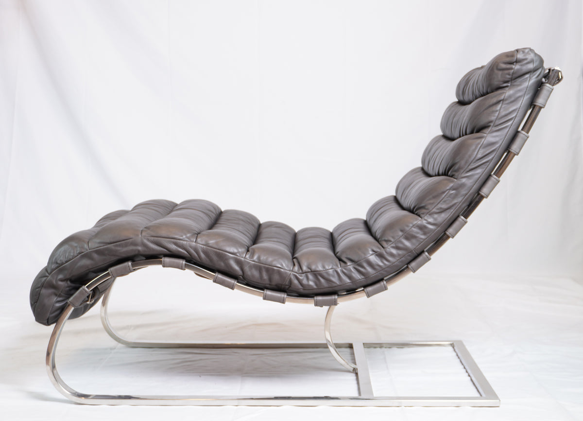 Timothy Oulton Oviedo Leather Chaise Lounge from Restoration Hardware