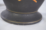 Vintage Continental Hand Painted Majolica Vases, Pair of