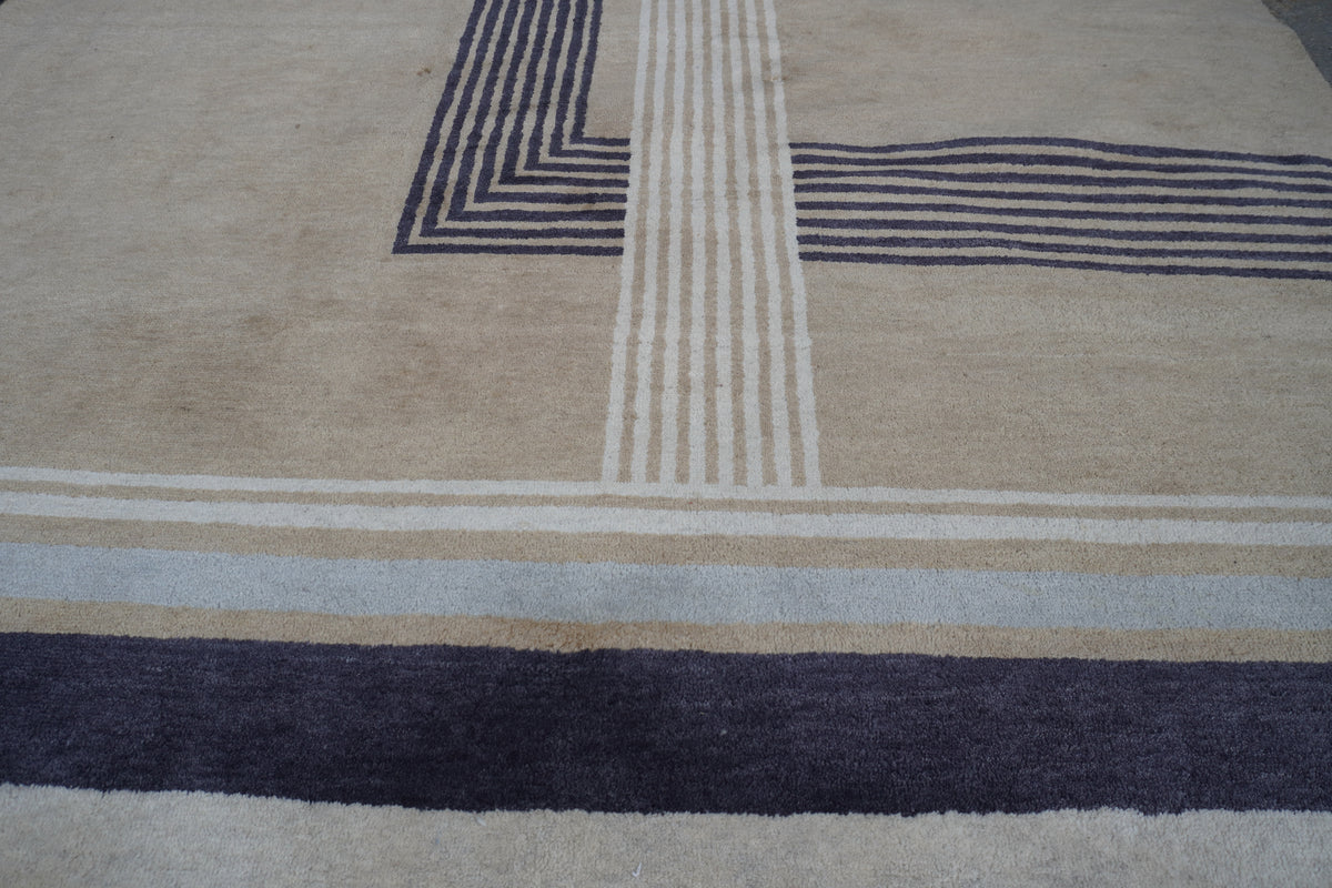 Modern Art Deco Doris Leslie Blau Carpet (13 ft 8 in  x  8 ft 9 in)