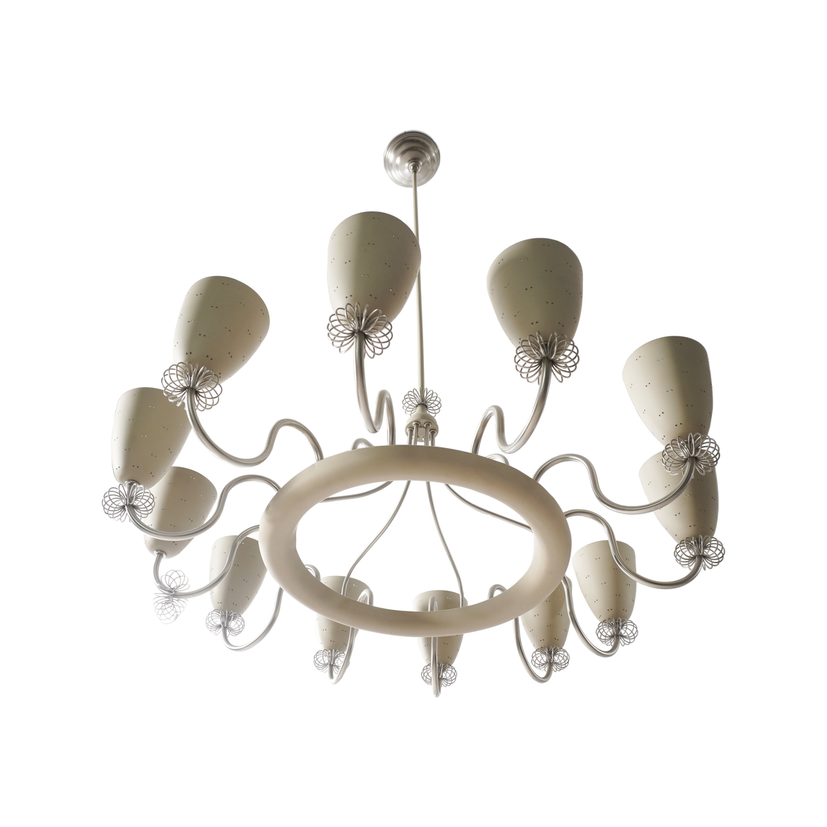 Vintage Paavo Tynell for Lightolier Ballerina Chandelier C1950s