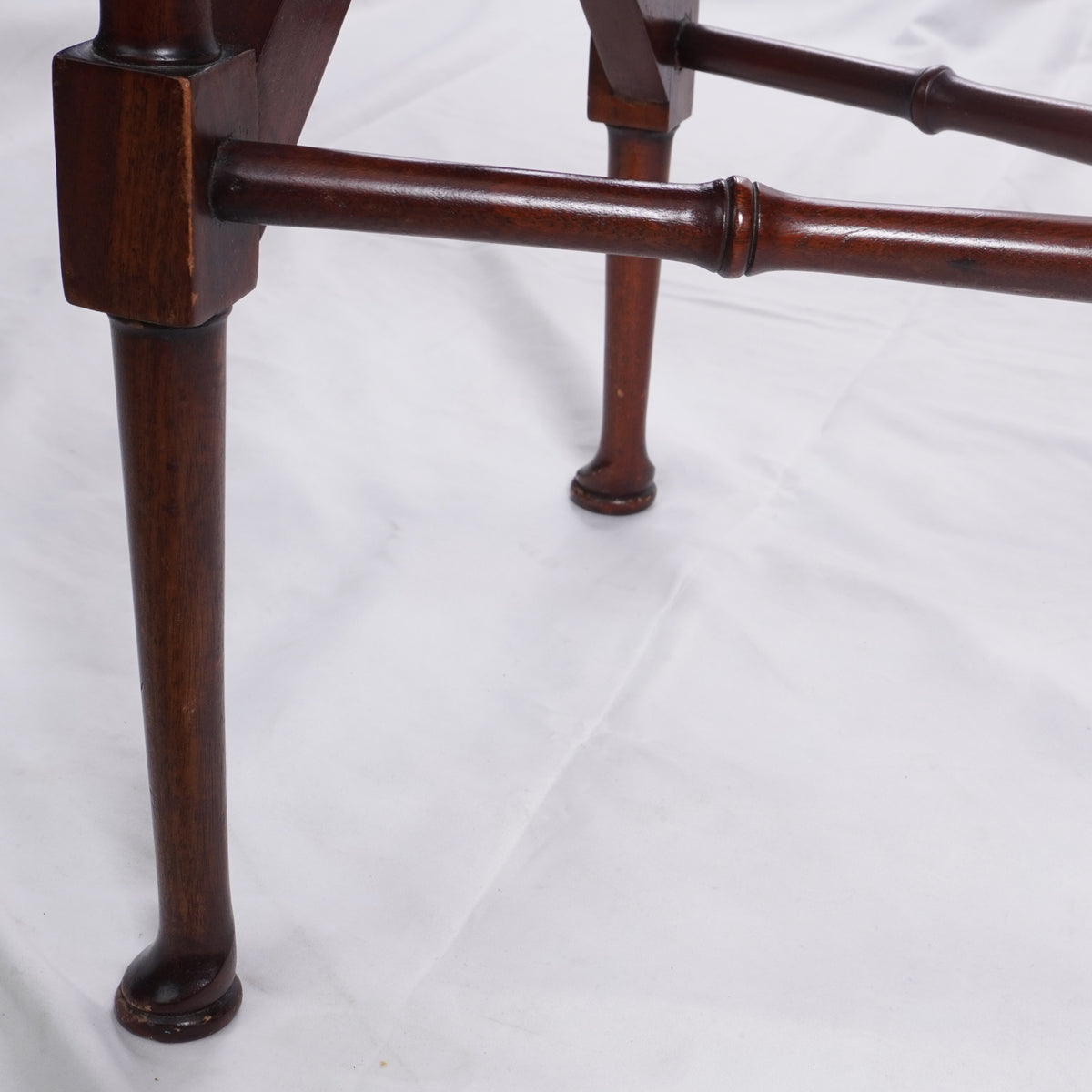 Antique Victorian Style Mahogany Library Book Trough or Record Stand