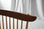 Rare George & Mira Nakashima Burl Slab Arm Lounge Chair, Signed & Dated