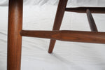 Rare George & Mira Nakashima Burl Slab Arm Lounge Chair, Signed & Dated