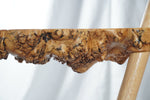 Rare George & Mira Nakashima Burl Slab Arm Lounge Chair, Signed & Dated