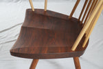 Rare George & Mira Nakashima Burl Slab Arm Lounge Chair, Signed & Dated