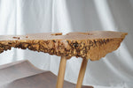 Rare George & Mira Nakashima Burl Slab Arm Lounge Chair, Signed & Dated