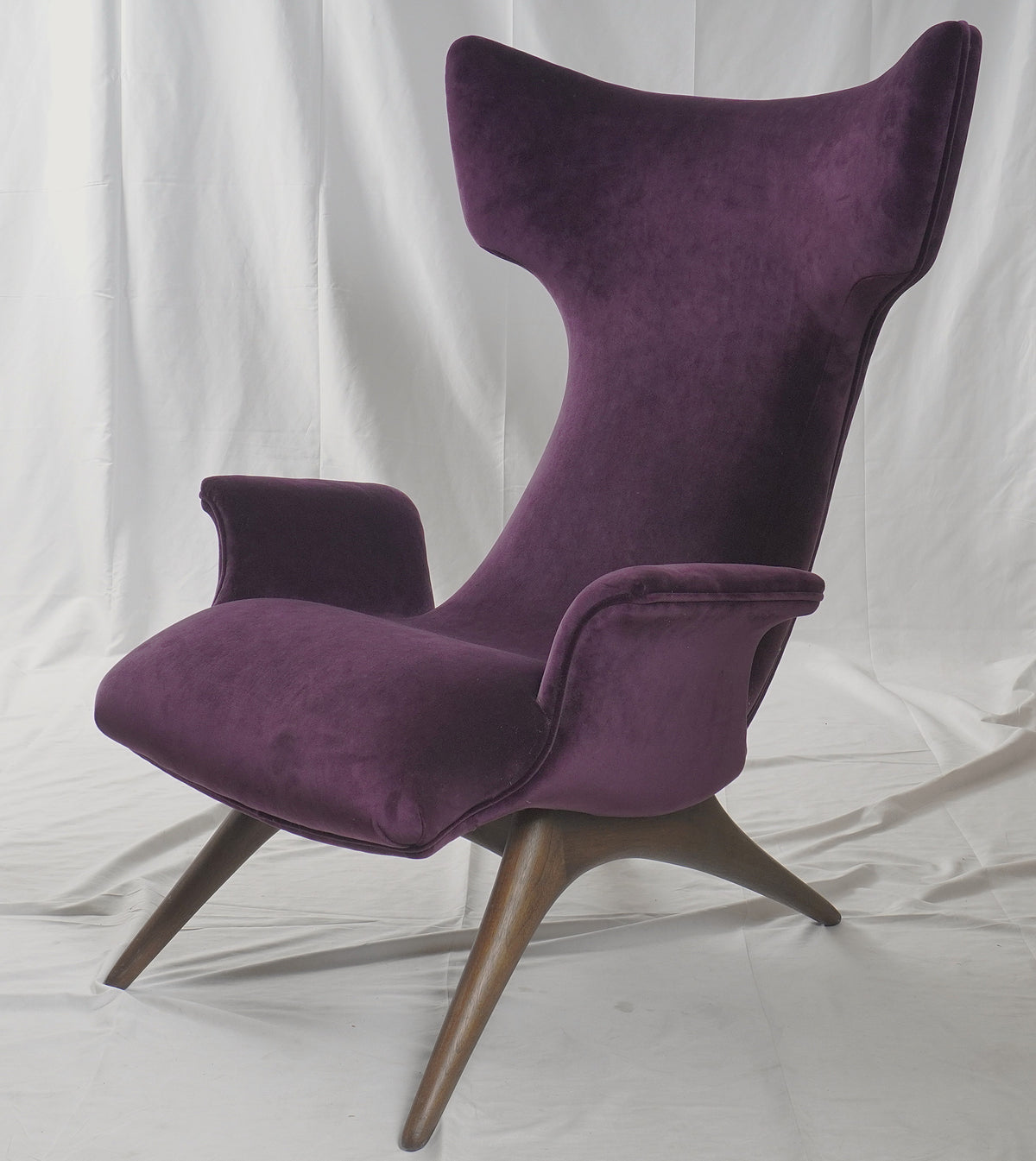 Vladimir Kagan Ondine Chair & Ottoman from Holly Hunt