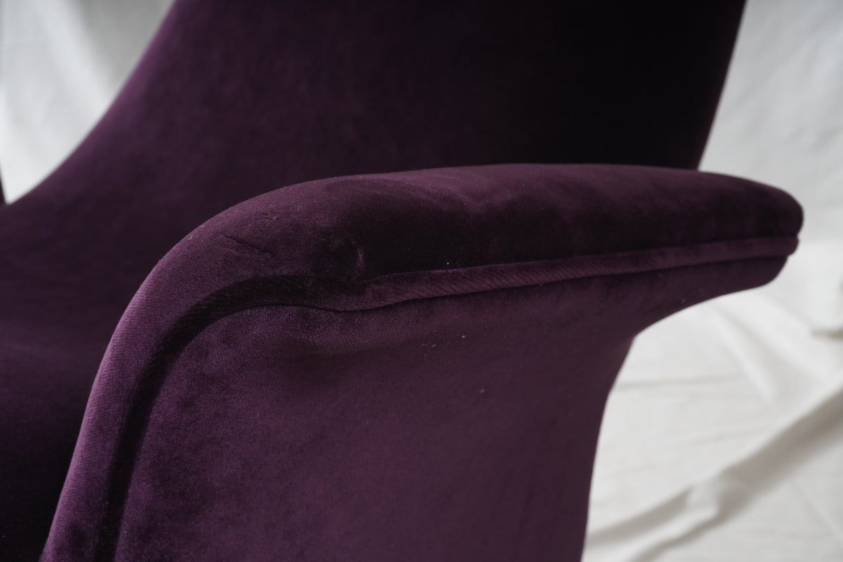 Vladimir Kagan Ondine Chair & Ottoman from Holly Hunt