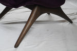 Vladimir Kagan Ondine Chair & Ottoman from Holly Hunt