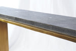R&Y Augousti Laurens Console Table in Shagreen & Bronze-Patina Brass