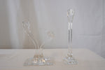 CLAUS JOSEF RIEDEL Duetto Crystal Candle Holders, Set Of 3
