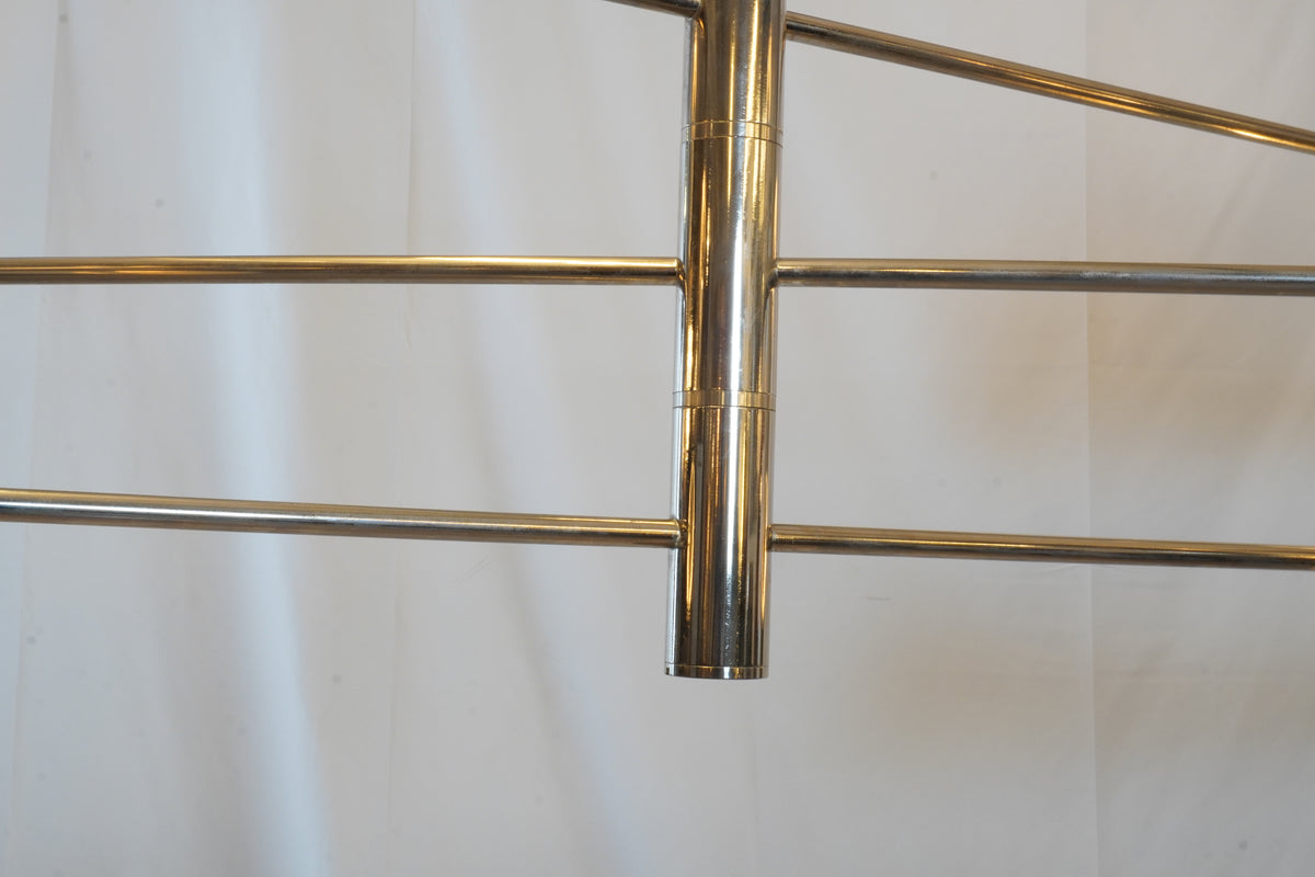 Rare David Weeks x Large Torroja Eight Light Tiered Pendant Light, Chandelier by Eduardo Torroja