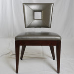David Edwards Ocean Leather Dining Chairs, Set of 8