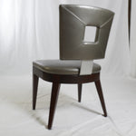 David Edwards Ocean Leather Dining Chairs, Set of 8